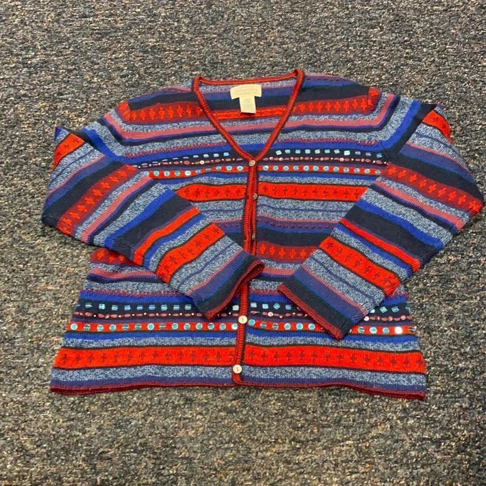 St. John’s Bay Sequenced Cardigan sz. M